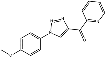 [1-(4-METHOXYPHENYL)-1H-1,2,3-TRIAZOL-4-YL](2-PYRIDINYL)METHANONE Struktur