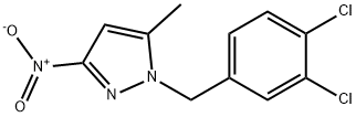 1-(3,4-DICHLORO-BENZYL)-5-METHYL-3-NITRO-1H-PYRAZOLE Struktur