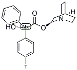 L-QUINUCLIDINYL[PHENYL-4-3H] BENZILATE Struktur