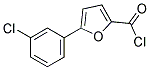 5-(3-CHLORO-PHENYL)-FURAN-2-CARBONYL CHLORIDE Struktur