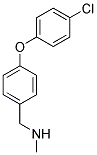 ([4-(4-CHLOROPHENOXY)PHENYL]METHYL)METHYLAMINE Struktur