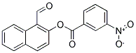 3-NITRO-BENZOIC ACID 1-FORMYL-NAPHTHALEN-2-YL ESTER Struktur