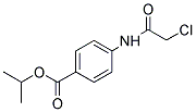 ISOPROPYL 4-[(CHLOROACETYL)AMINO]BENZOATE Struktur