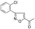 1-[3-(2-CHLOROPHENYL)ISOXAZOL-5-YL]ETHAN-1-ONE Struktur