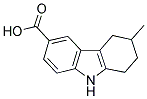 6-METHYL-6,7,8,9-TETRAHYDRO-5H-CARBAZOLE-3-CARBOXYLIC ACID Struktur