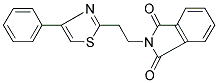 2-[2-(4-PHENYL-1,3-THIAZOL-2-YL)ETHYL]-1H-ISOINDOLE-1,3(2H)-DIONE Struktur