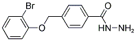 4-(2-BROMO-PHENOXYMETHYL)-BENZOIC ACID HYDRAZIDE Struktur