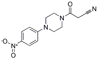 3-[4-(4-NITROPHENYL)PIPERAZIN-1-YL]-3-OXOPROPANENITRILE Struktur