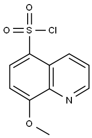 8-METHOXY-5-QUINOLINESULFONYL CHLORIDE Struktur