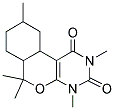 2,4,6,6,9-PENTAMETHYL-4,6,6A,7,8,9,10,10A-OCTAHYDRO-1H-ISOCHROMENO[3,4-D]PYRIMIDINE-1,3(2H)-DIONE Struktur