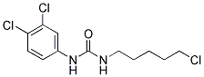 N-(5-CHLOROPENTYL)-N'-(3,4-DICHLOROPHENYL)UREA Struktur