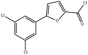 5-(3,5-DICHLORO-PHENYL)-FURAN-2-CARBONYL CHLORIDE Struktur