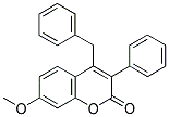 4-BENZYL-7-METHOXY-3-PHENYLCOUMARIN Struktur