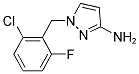 1-(2-CHLORO-6-FLUORO-BENZYL)-1H-PYRAZOL-3-YLAMINE Struktur