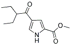 METHYL 4-(2-ETHYLBUTANOYL)-1H-PYRROLE-2-CARBOXYLATE Struktur