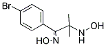 1-(4-BROMO-PHENYL)-2-HYDROXYAMINO-2-METHYL-PROPAN-1-ONE OXIME Struktur