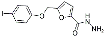 5-(4-IODO-PHENOXYMETHYL)-FURAN-2-CARBOXYLIC ACID HYDRAZIDE Struktur