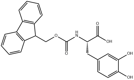 FMOC-3,4-DIHYDROXY-L-PHENYLALANINE Struktur