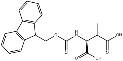 FMOC-THREO-BETA-METHYL-DL-ASPARTIC ACID Struktur