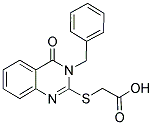 (3-BENZYL-4-OXO-3,4-DIHYDRO-QUINAZOLIN-2-YLSULFANYL)-ACETIC ACID Struktur