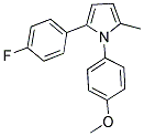 2-(4-FLUOROPHENYL)-1-(4-METHOXYPHENYL)-5-METHYL-1H-PYRROLE Struktur