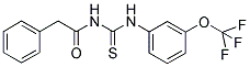 1-(3-(TRIFLUOROMETHOXY)PHENYL)-3-(2-PHENYLACETYL)THIOUREA Struktur