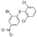 2-BROMO-4-NITROPHENYL 2,6-DICHLOROPHENYL SULFIDE Struktur