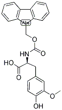 (S)-N-ALPHA-(9-FLUORENYLMETHYLOXYCARBONYL)-3-METHOXY-TYROSINE Struktur