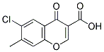 6-CHLORO-7-METHYLCHROMONE-3-CARBOXYLIC ACID Struktur