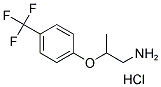 2-(4-TRIFLUOROMETHYL-PHENOXY)-PROPYLAMINE HYDROCHLORIDE Struktur