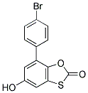 7-(4-BROMO-PHENYL)-5-HYDROXY-BENZO[1,3]OXATHIOL-2-ONE Struktur