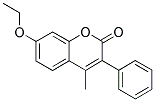 7-ETHOXY-4-METHYL-3-PHENYL COUMARIN Struktur