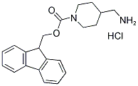 4-(AMINOMETHYL)-1-N-FMOC-PIPERIDINE HYDROCHLORIDE Struktur