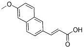 (2E)-3-(6-METHOXY-2-NAPHTHYL)ACRYLIC ACID Struktur