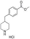 4-PIPERIDIN-4-YLMETHYL-BENZOIC ACID METHYL ESTER HCL Struktur