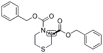 (3S)-4-BENZYLOXYCARBONYL-PERHYDRO-1,4-THIAZINE CARBOXYLIC ACID BENZYL ESTER Struktur