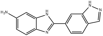 1 H ,1' H-[2,5']BIBENZOIMIDAZOLYL-5-YLAMINE Struktur