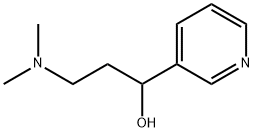 3-(DIMETHYLAMINO)-1-(3-PYRIDINYL)-1-PROPANOL Struktur