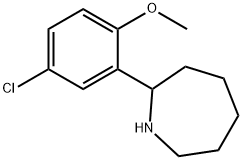 2-(5-CHLORO-2-METHOXY-PHENYL)-AZEPANE Struktur