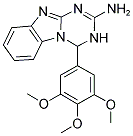 4-(3,4,5-TRIMETHOXYPHENYL)-3,4-DIHYDRO[1,3,5]TRIAZINO[1,2-A]BENZIMIDAZOL-2-AMINE Struktur