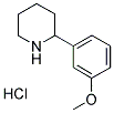 2-(3-METHOXYPHENYL) PIPERIDINE HYDROCHLORIDE Struktur