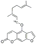 BERGAMOTTIN [ALL TRANS GERANYL-1-14C] Struktur