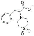 METHYL 2-(1,1-DIOXO-1LAMBDA6,4-THIAZINAN-4-YL)-3-PHENYLPROPANOATE Struktur