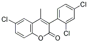 6-CHLORO-3(2',4'-DICHLOROPHENYL)-4-METHYLCOUMARIN Struktur