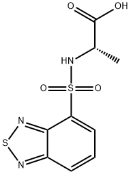 2-(BENZO[1,2,5]THIADIAZOLE-4-SULFONYLAMINO)-PROPIONIC ACID Struktur