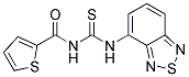 N-[(2,1,3-BENZOTHIADIAZOL-4-YLAMINO)CARBONOTHIOYL]THIOPHENE-2-CARBOXAMIDE Struktur