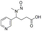 4-(METHYLNITROSAMINO)-4-(3-PYRIDYL)BUTYRIC ACID Struktur