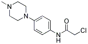 2-CHLORO-N-[4-(4-METHYL-PIPERAZIN-1-YL)-PHENYL]-ACETAMIDE Struktur