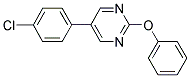 5-(4-CHLOROPHENYL)-2-PHENOXYPYRIMIDINE Struktur