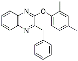 2-BENZYL-3-(2,4-DIMETHYLPHENOXY)QUINOXALINE Struktur